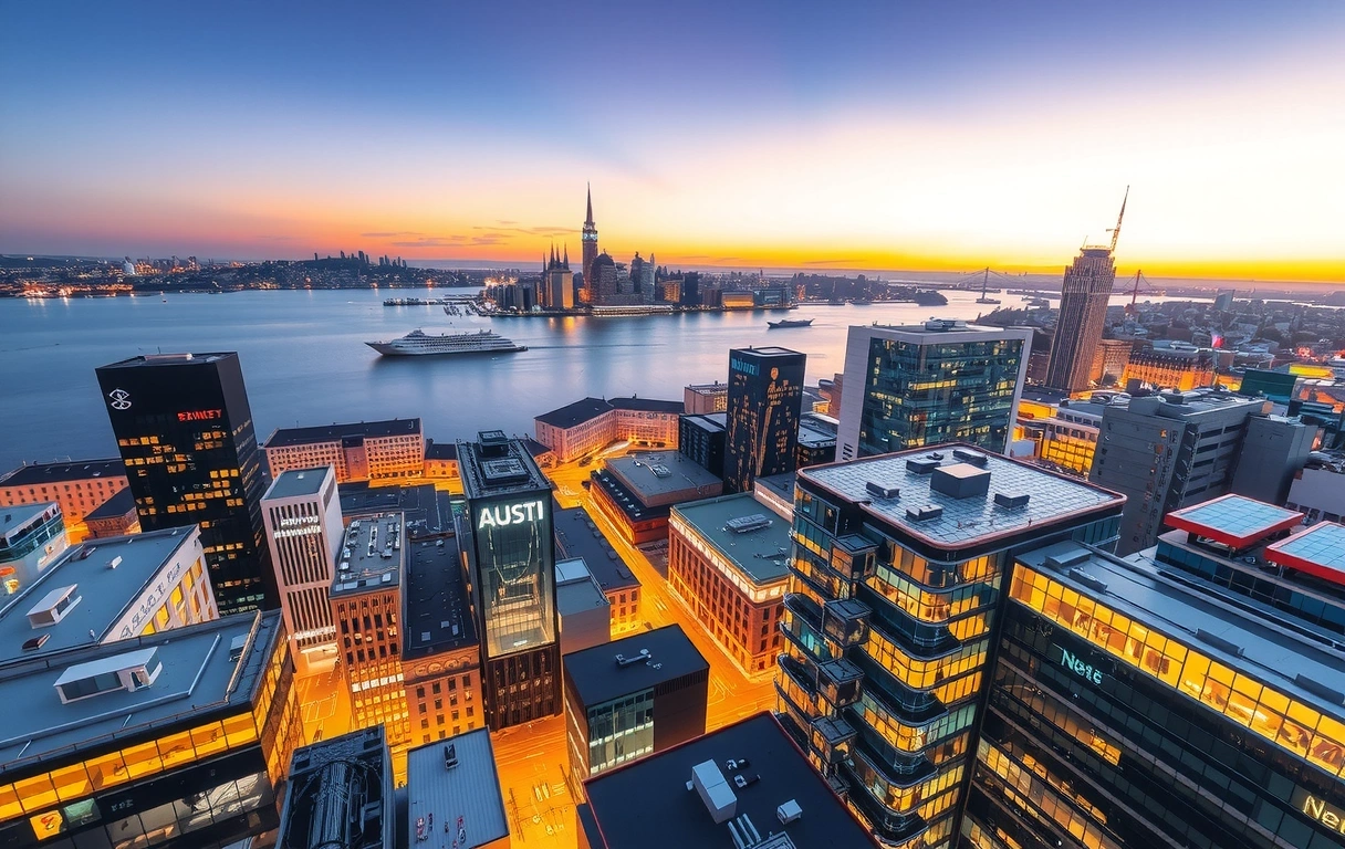 Istanbul Business District Perspective